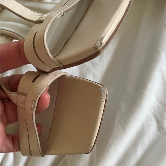 Franco Sarto Beige Strappy Heels - Picture 6 of 6